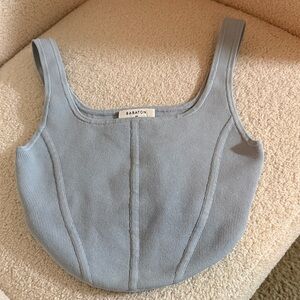 Aritzia Babaton Women's Blue Tank Top
